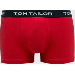 Férfi Elasztán Piros Tom Tailor Denim Boxerek 3 darab / csomag S-es 