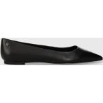 Női Lezser Gumi Fekete Tommy Hilfiger Essentials Balerina cipők - Hegyes orral 37-es méretben 