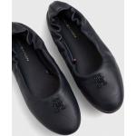 Női Lezser Bőr Sötétkék árnyalatú Tommy Hilfiger Elevated Balerina cipők 36-os méretben 