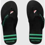 Férfi Sportos Textil Fekete Tommy Hilfiger Nyári Flipflop papucsok 40-es méretben 