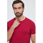 Férfi Elasztán Sötét vörös árnyalatú Tommy Hilfiger Galléros pólók Fenntartható forrásból akciósan XL-es 