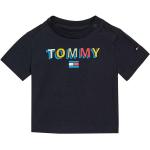 Feliratos Elasztán Sötétkék árnyalatú Tommy Hilfiger Gyerek rövid ujjú pólók Újszülötteknek 