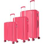 Poliészter Lila Travelite Kerekes Bőrönd szettek 3 darab / csomag akciósan 