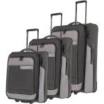 Poliészter Antracit árnyalatú Travelite Kerekes Bőrönd szettek 3 darab / csomag akciósan 