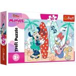 Trefl Mickey Mouse és barátai Minnie Mouse Mese puzzle-k 3 - 5 éves korig 