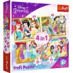 Papír Trefl Csipkerózsika Ariel Mese puzzle-k 3 - 5 éves korig 