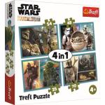 Trefl 4 az 1-ben puzzle (35,48,54,70 db-os) - Star Wars - The Mandalorian (34397)