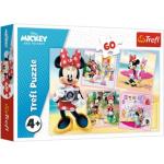 Papír Trefl Mickey Mouse és barátai Minnie Mouse Egér motívumos Puzzle-k 3 - 5 éves korig 
