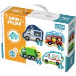 Trefl Puzzle, Baby közlekedési eszközök, 4 db