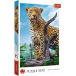 Leopárdmintás Papír Trefl 500   darabos  Puzzle-k 7 - 9 éves korig 
