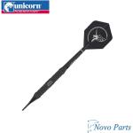 Unicorn Core Plus Black soft darts szett - 17 g