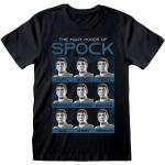 Unisex rövid ujjú póló Star Trek Many Mood Of Spock Fekete MOST 15469 HELYETT 7937 Ft-ért