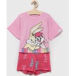Lezser Feliratos Rózsaszín UNITED COLORS OF BENETTON Bolondos dallamok Gyerek pizsamák Fenntartható forrásból 6 éveseknek 