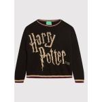 Fekete UNITED COLORS OF BENETTON Harry Potter Harry Gyerek pulóverek akciósan 110-es méretű 