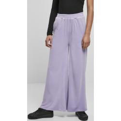 Urban Classics / Ladies High Waist Straight Velvet Sweatpants lavender