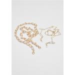 Urban Classics / Multifunctional Chain With Pearls 2-Pack gold