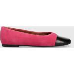 Női Lezser Rózsaszín Vagabond Balerina cipők Szarvasbőr 36-os méretben 