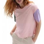 Női Retro Dzsörzé Rózsaszín Vans Vans California Rövid ujjú pólók akciósan L-es 