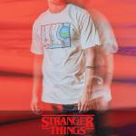 Férfi Lezser Fehér Vans Vans California Stranger Things Pólók 