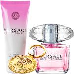 Versace - Bright Crystal szett II. edt nõi - 90 ml eau de toilette + 100 ml testápoló + kulcstartó