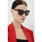 Designer Női Műanyag Barna VERSACE Cat-eye napszemüvegek 5 XL-es 