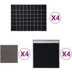 Fekete vidaXL Konyhai textilek 12 darab / csomag 
