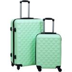 Business Menta zöld árnyalatú vidaXL Bőrönd szettek 4 darab / csomag 