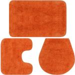 Szövet Narancssárga vidaXL Fürdőszoba szőnyegek 