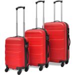 Business Piros vidaXL Bőrönd szettek 