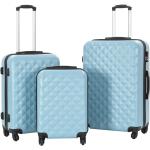 Business Kék vidaXL Bőrönd szettek 3 darab / csomag 