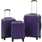 Business Lila vidaXL Bőrönd szettek 3 darab / csomag 