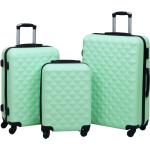 Business Menta zöld árnyalatú vidaXL Bőrönd szettek 3 darab / csomag 