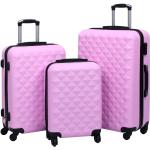 Business Rózsaszín vidaXL Bőrönd szettek 3 darab / csomag 