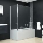 vidaXL ESG zuhanykabin összecsukható ajtóval 120 x 68 x 130 cm