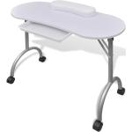 Poliészter Fehér vidaXL Összehajtható Összecsukható asztalok 