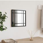 Minimalista Üveg Fekete vidaXL Falra szerelhető Tükrök 30 cm átmérővel 