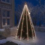 vidaXL karácsonyfa-fényháló 250 hideg fehér LED-del 250 cm