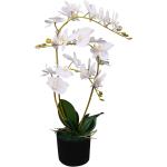 Fehér vidaXL Orhideák motívumos Művirágok 