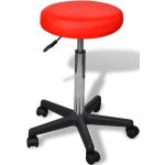 Modern Piros vidaXL Állítható magasságú Irodai székek 