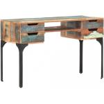 Tömör újrahasznosított fa íróasztal 118 x 48 x 75 cm