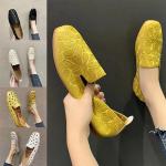 Női Elegáns PVC Színes Tavaszi Balerina cipők Bebújós kapoccsal 