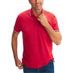 Férfi Sportos Piros TBS Galléros pólók Fenntartható forrásból Bio összetevőkből 