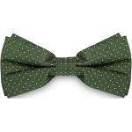 Férfi Vintage Pöttyös Zöld Trendhim Téli Nyakkendők 