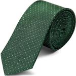 Férfi Elegáns Pöttyös Selyem Zöld Trendhim Nyakkendők 