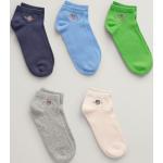 Lány Lezser Elasztán Zöld Gant Shield Gyerek zoknik Fenntartható forrásból Bio összetevőkből 5 darab / csomag 