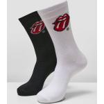 Zoknik // Merchcode Rolling Stones Tongue Socks 2-Pack black/white